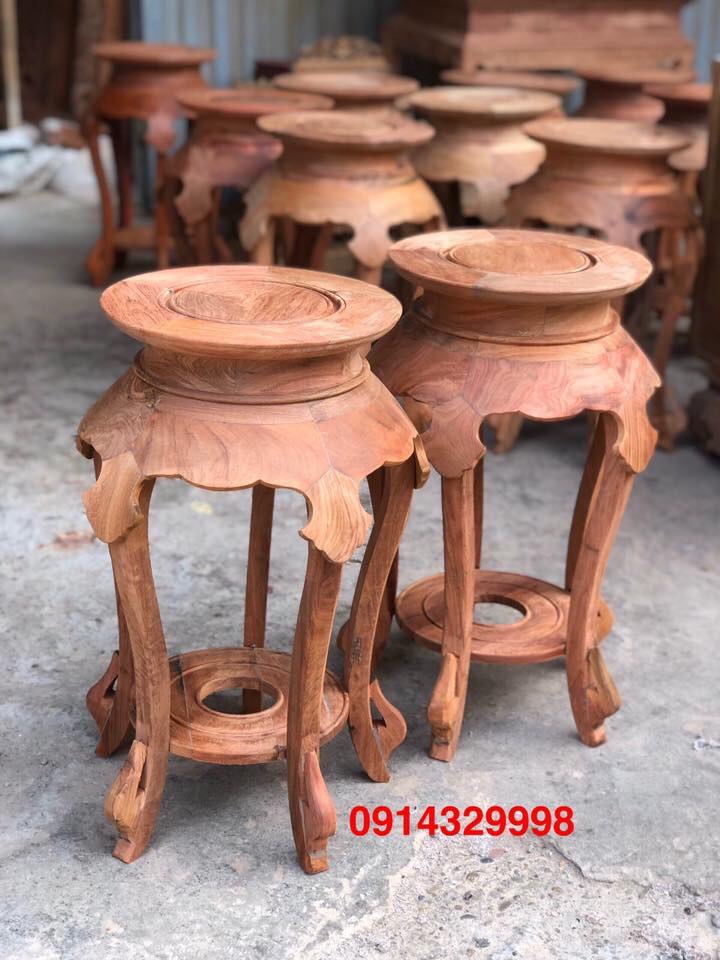 Đôn tròn lá trầu đồng tiền 