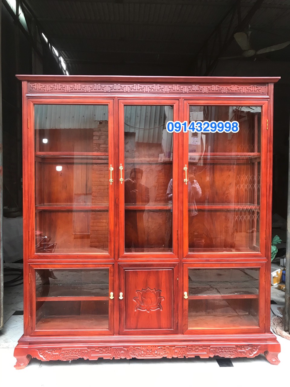 Tủ sách gỗ Gõ