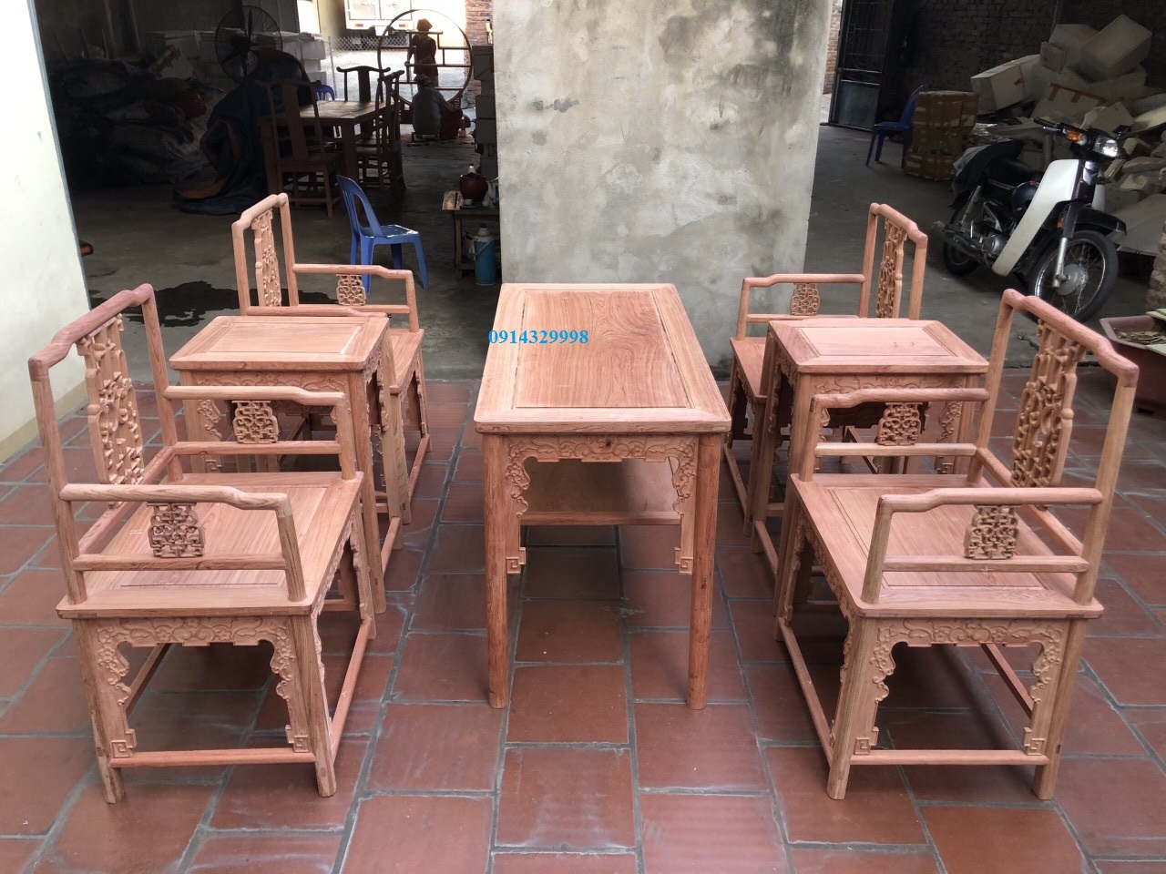 Bộ bàn trà vách Tàu