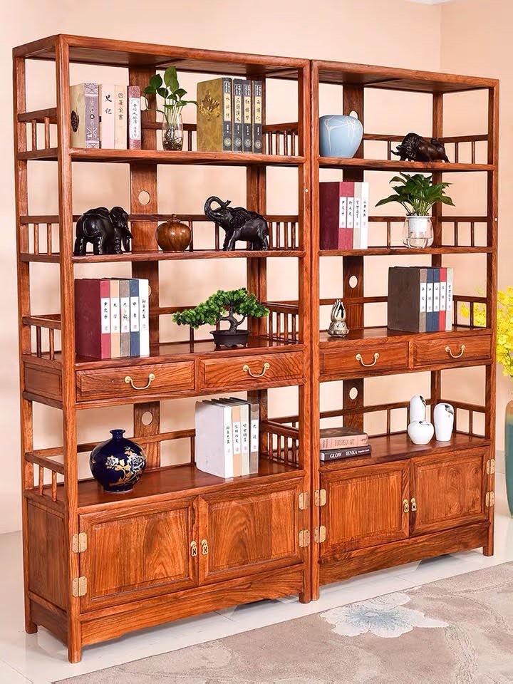 Tủ sách trang trí mẫu tàu số 8