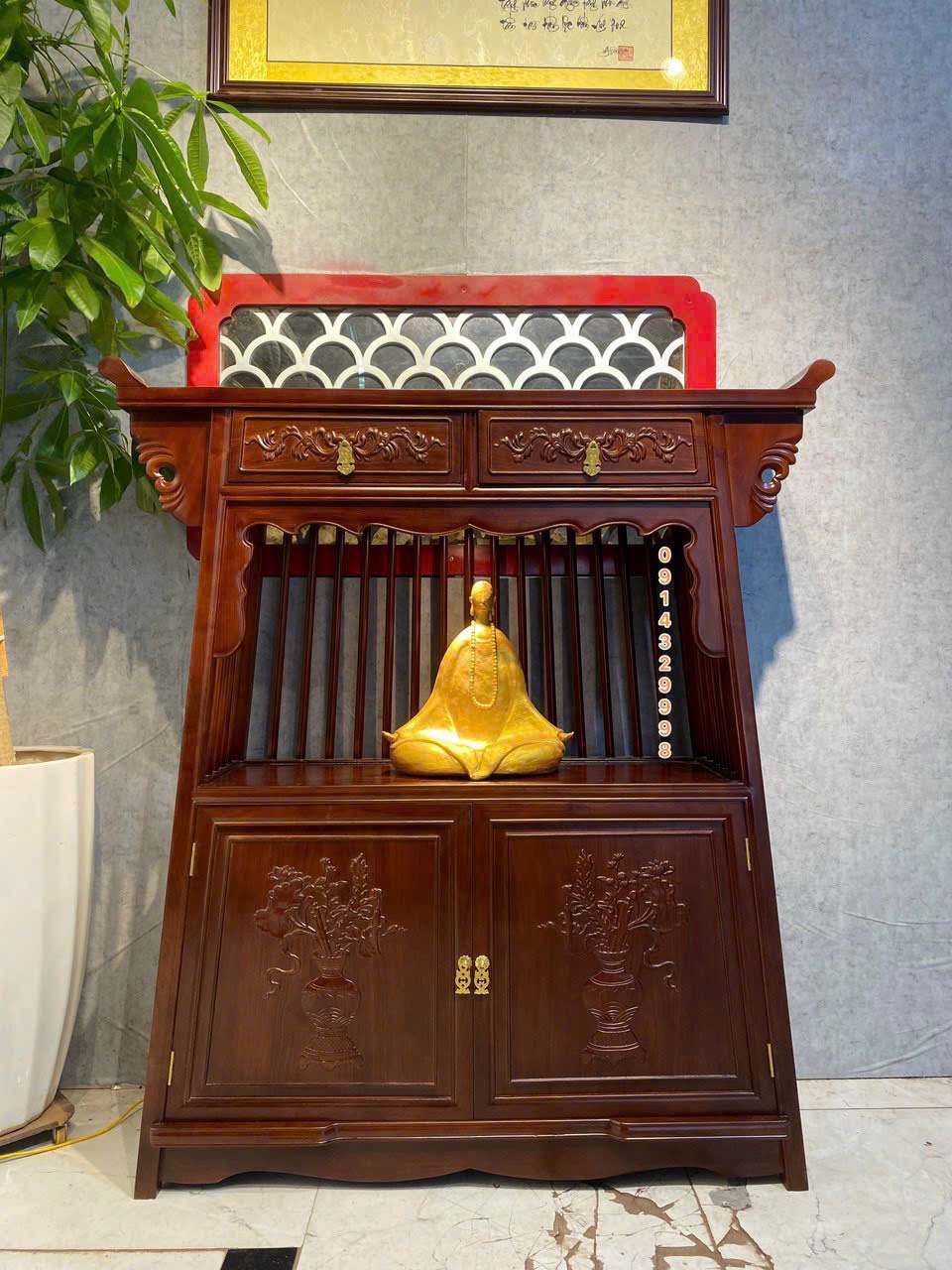 TỦ KÊ TƯỢNG BAO CÔNG MẪU 3